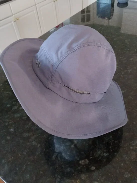 OUTDOOR RESEARCH Blue Gray Ventilated Wide Brim Sun Hat - Picture 5 of 10